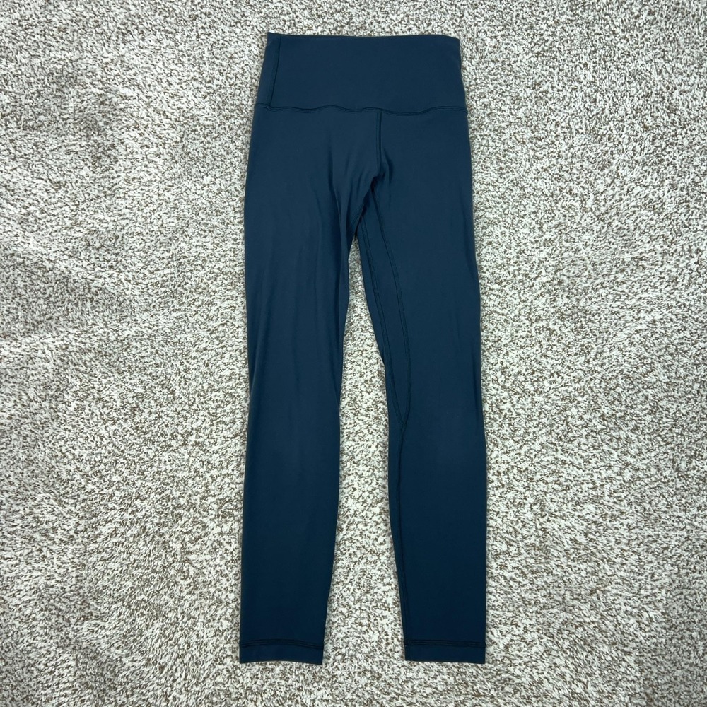 Lululemon Pants Womens 4 Blue High Rise Align Leggings Yoga Gym Workout Sport